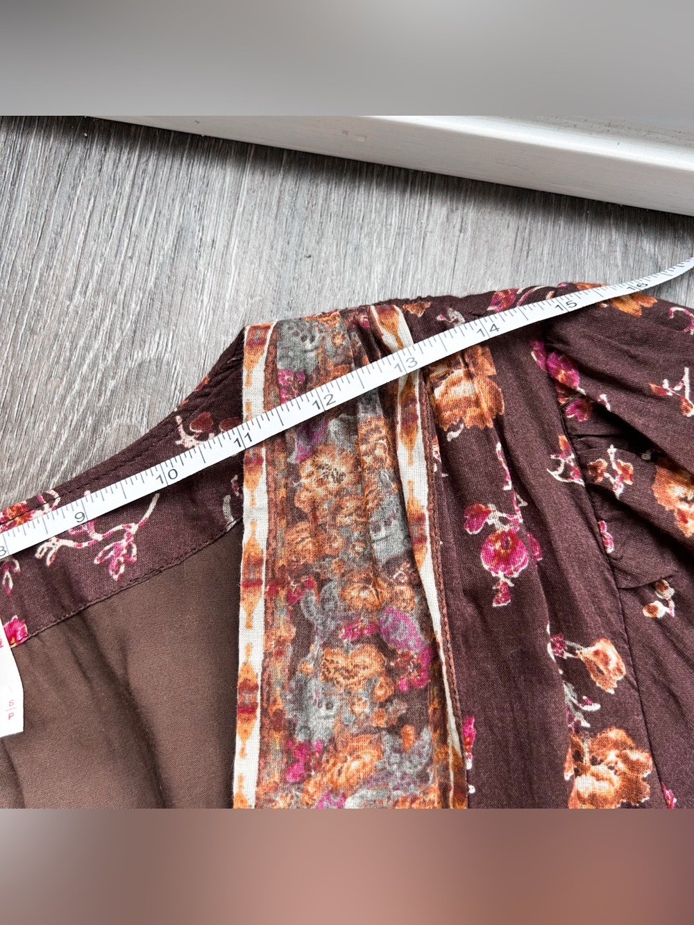 Free People Lysette brown boho floral maxi dress - Picture 9 of 15